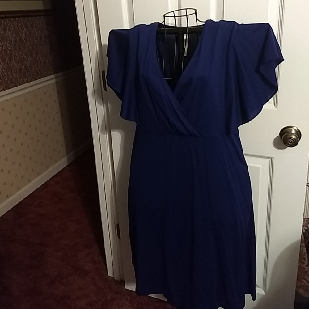 Royal blue dress so comfy